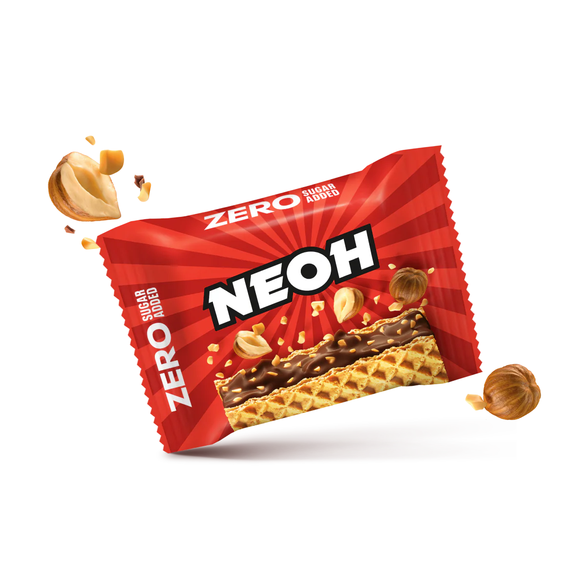 NEOH SUGAR FREE WAFER SQUARE - HAZELNUT (21g) x 24