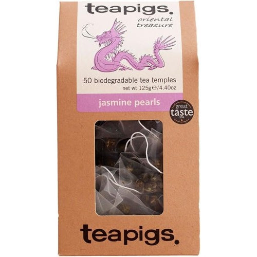 TEAPIGS JASMINE PEARLS X 50 TEA TEMPLES