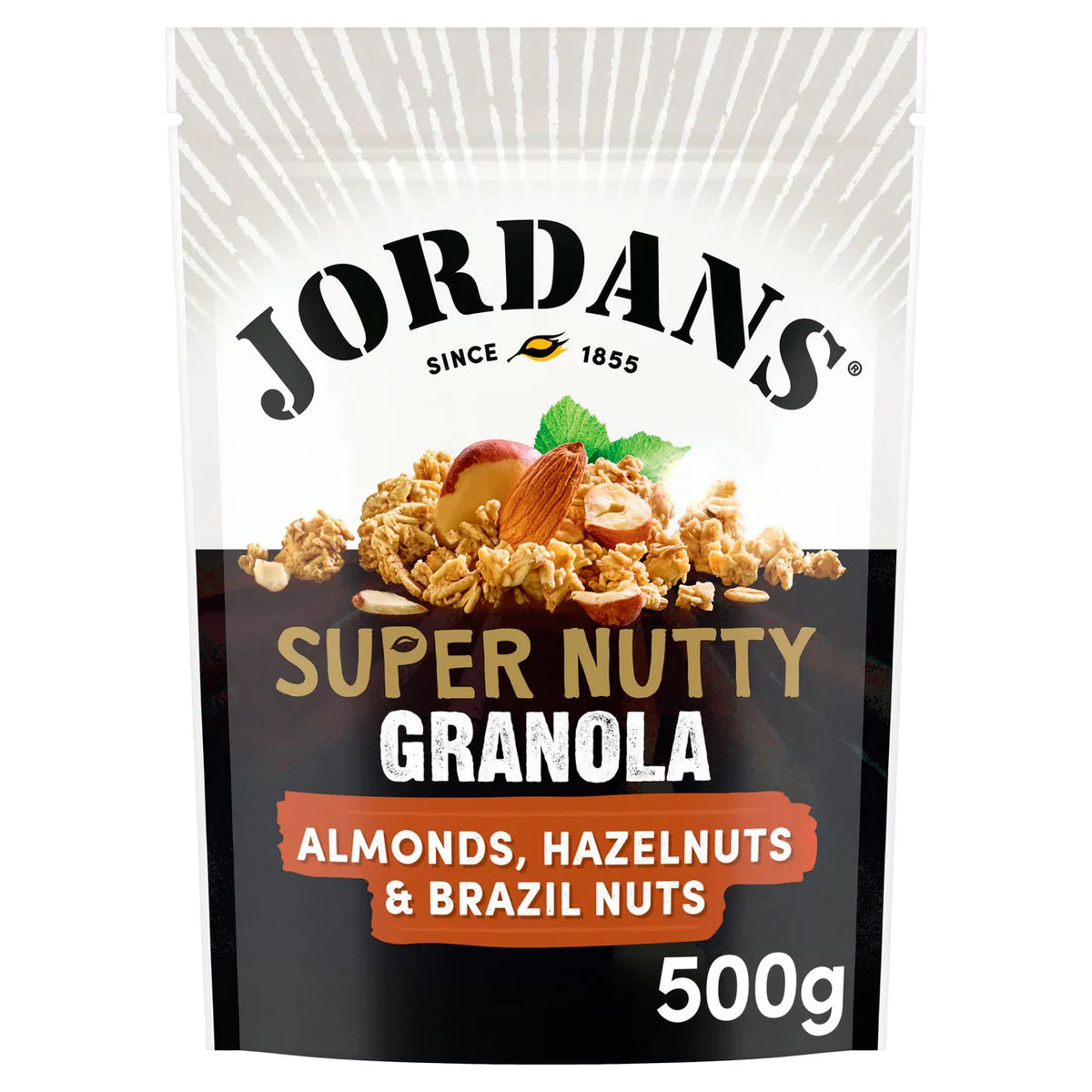 JORDANS SUPER NUTTY GRANOLA BREAKFAST CEREAL 500G