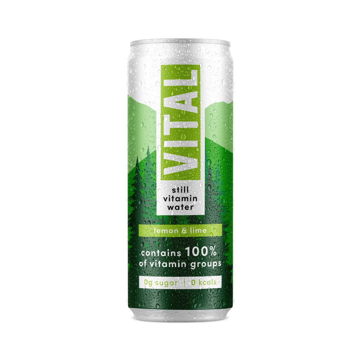 VITAL LEMON & LIME VITAMIN WATER (330ml) x 12