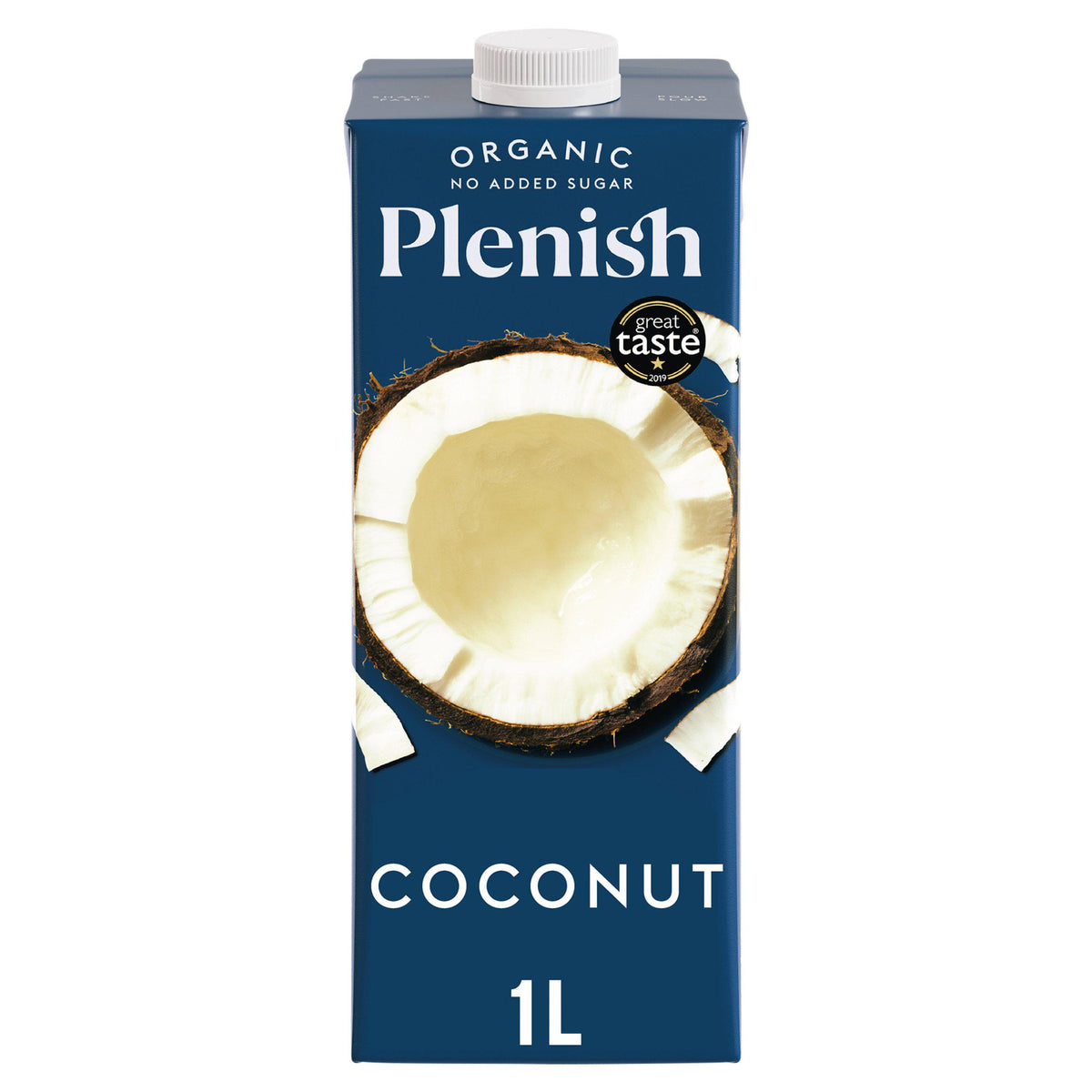 PLENISH ORGANIC UNSWEETENED COCONUT MILK (1 Litre) x 8