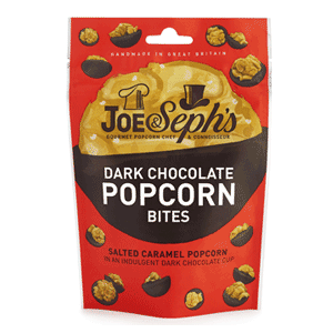 JOE & SEPH'S POPCORN BITES DARK CHOC & SALTED CARAMEL(63G)x 14