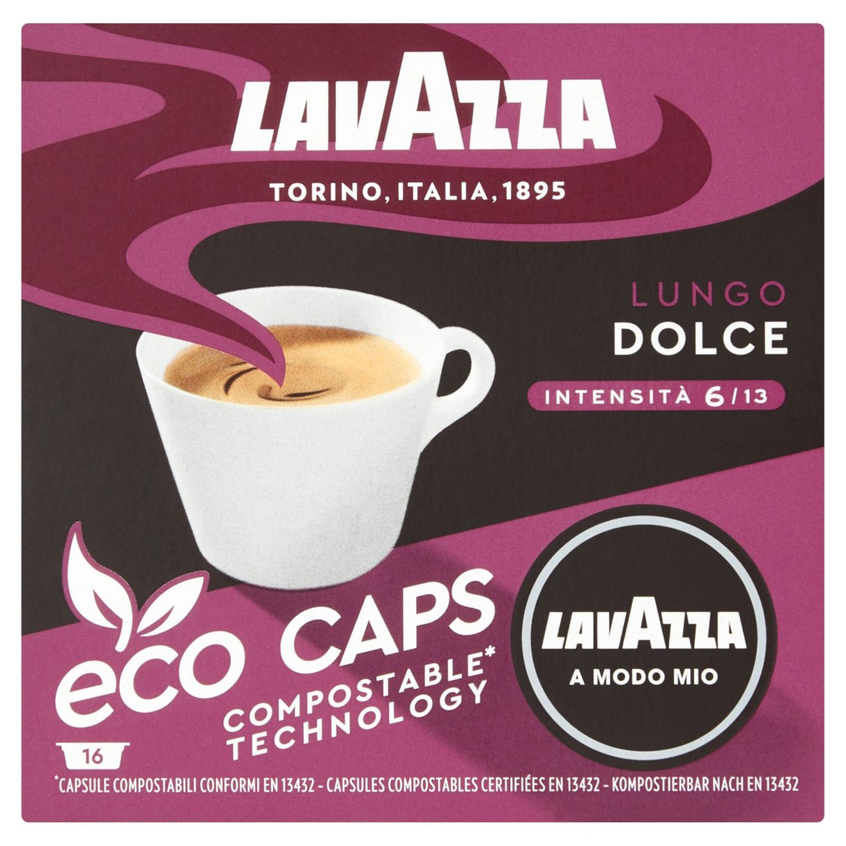 Lavazza A Modo Mio Lungo Dolce (16 capsules)