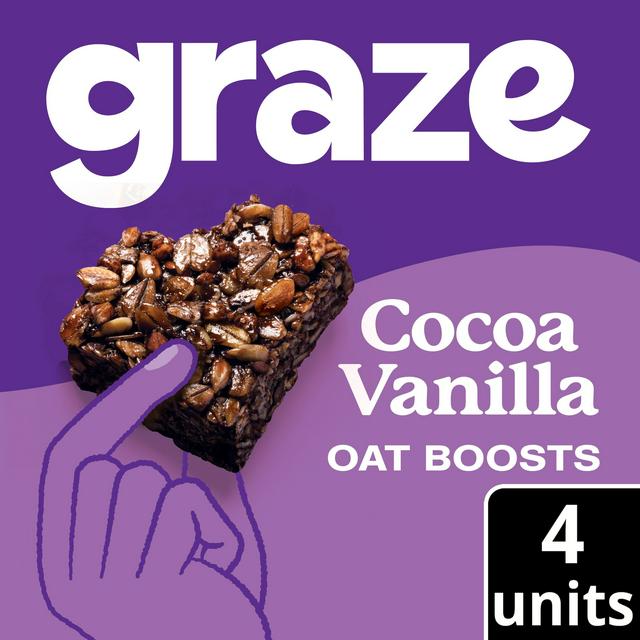 GRAZE COCOA VANILLA OAT BOOSTS (30g) x 4