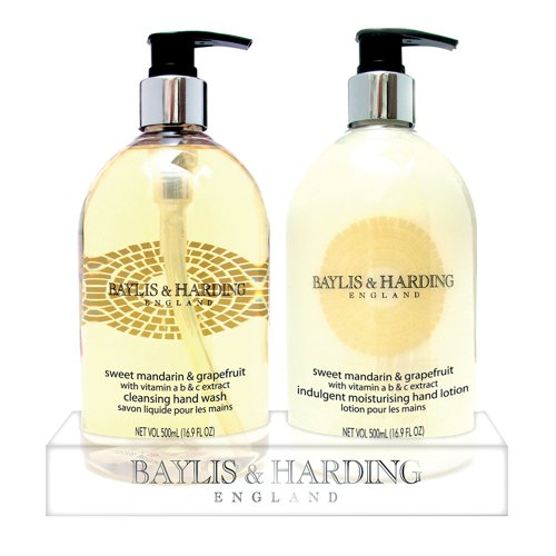 BAYLIS & HARDING MANDARIN & GRAPEFRUIT HANDWASH & LOTION SET