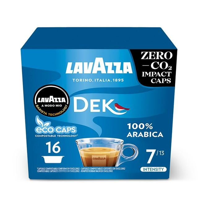 LAVAZZA A MODO MIO DEK DECAFF ECOCAPS (16s)