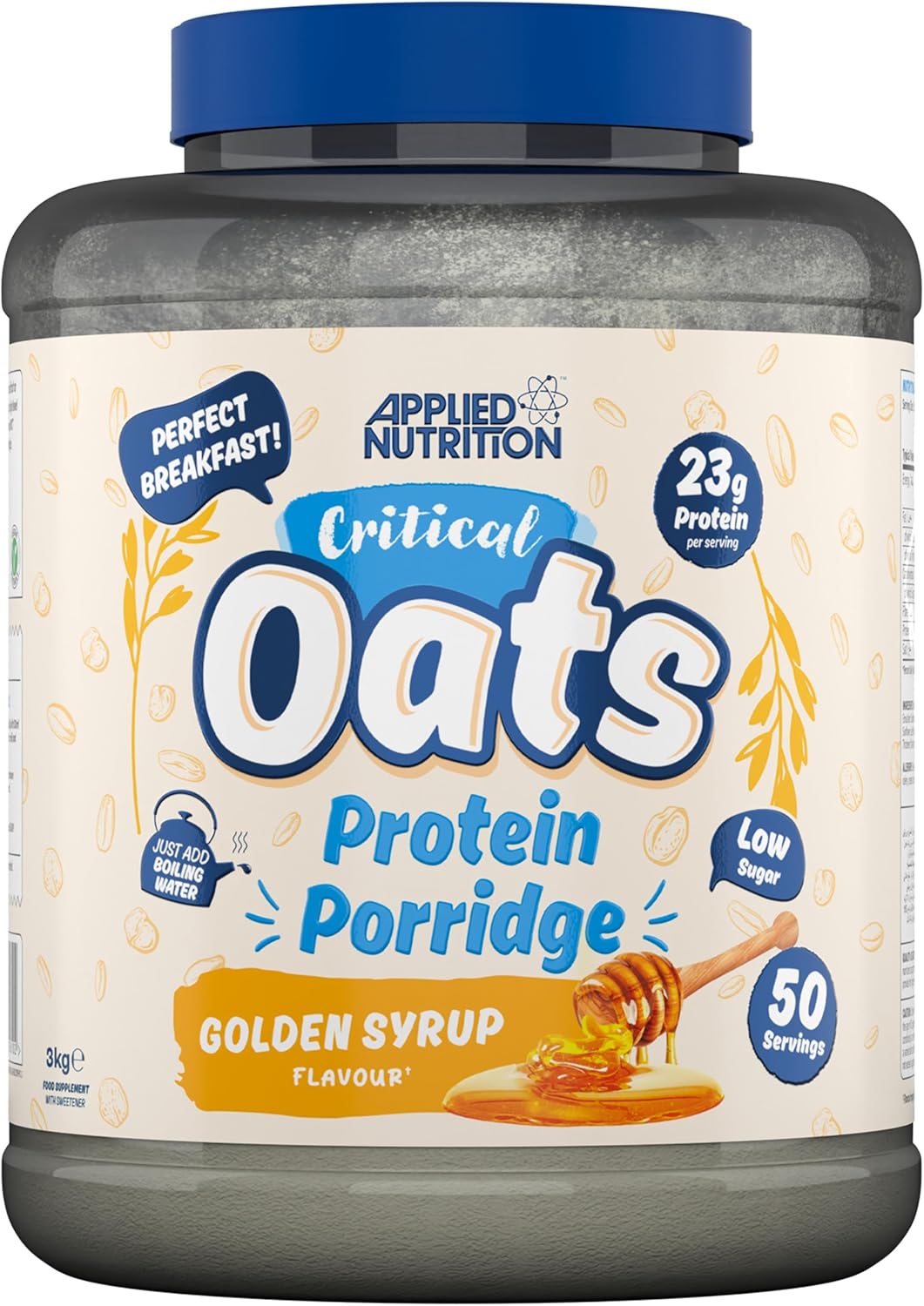 APPLIED NUTRITION CRITICAL OATS GOLDEN SYRUP FLAVOUR 3KG