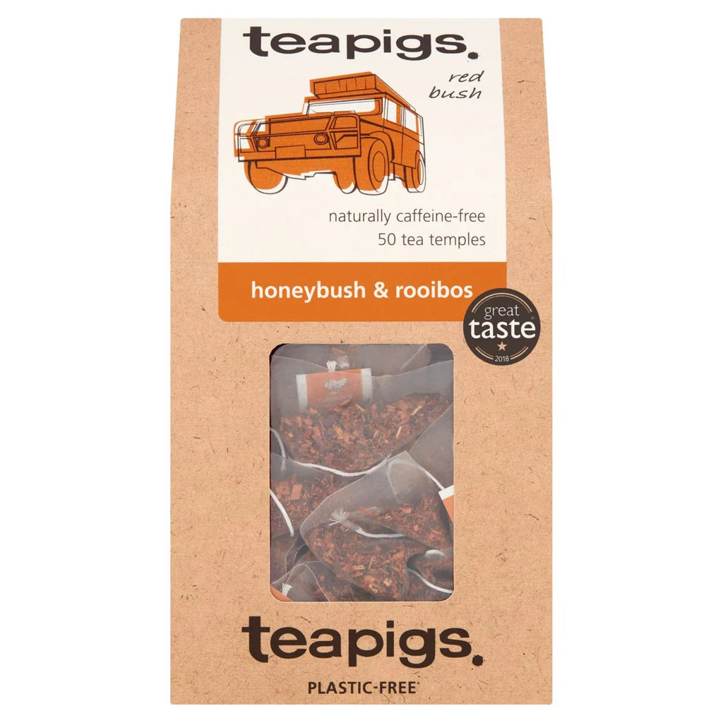 TEAPIGS HONEYBUSH & ROOIBOS X 50 TEA TEMPLES