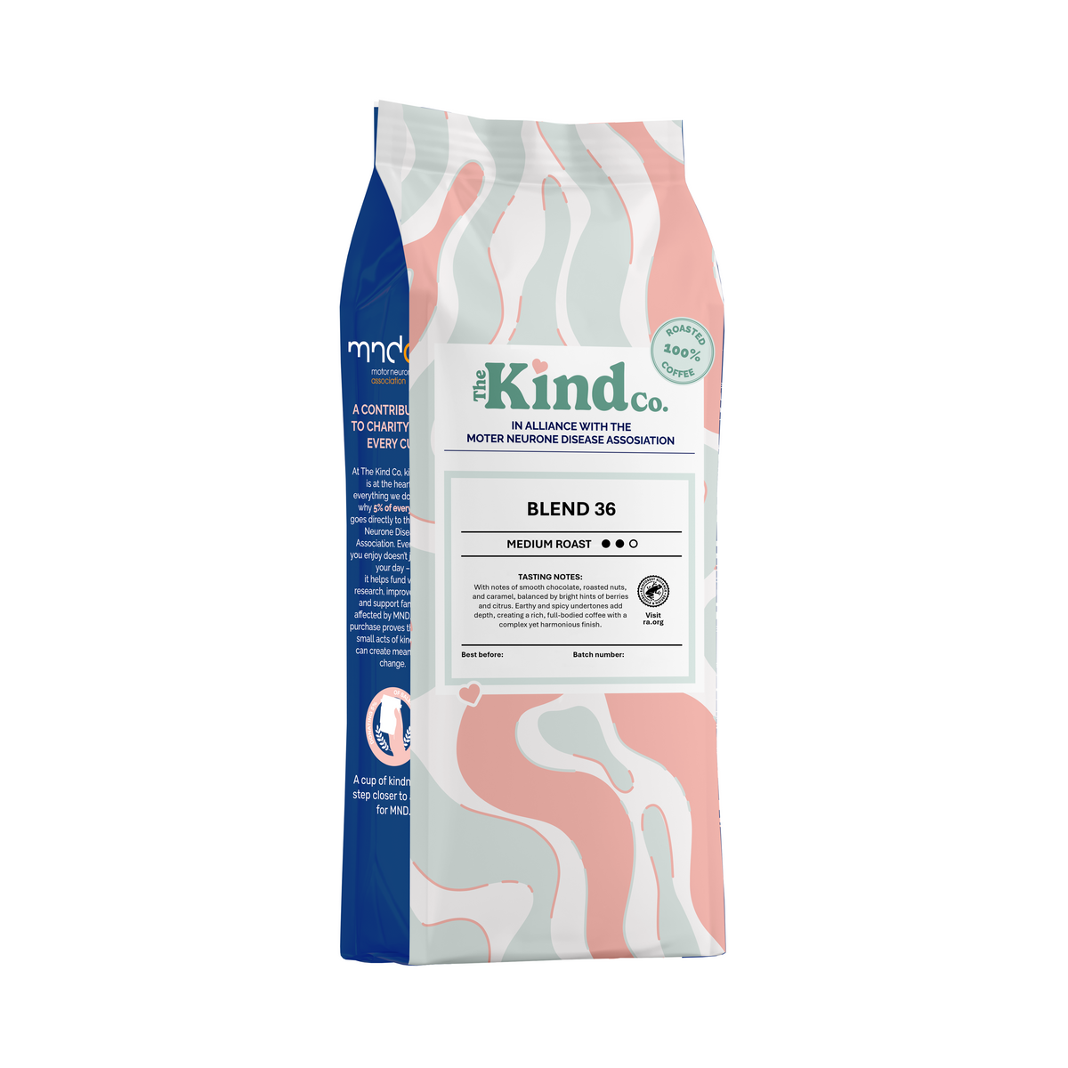 THE KIND CO BLEND 36 100% ARABICA WHOLE BEAN COFFEE (1kg) x 6