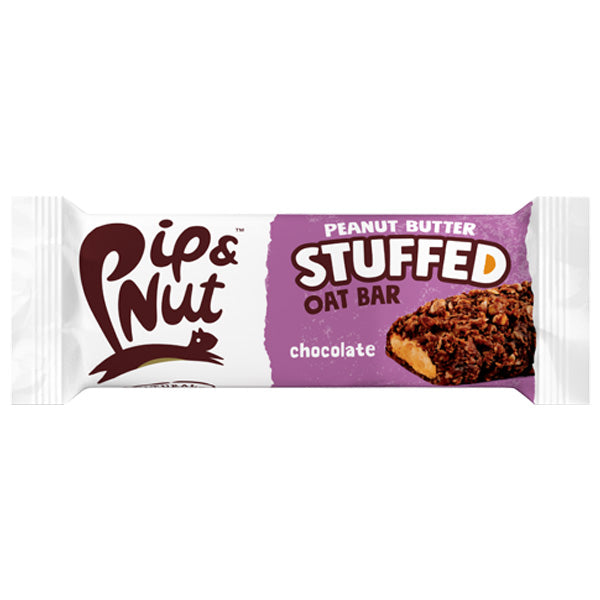 PIP & NUT - STUFFED PEANUT BUTTER OAT BAR - CHOCOLATE - (48g) x 15