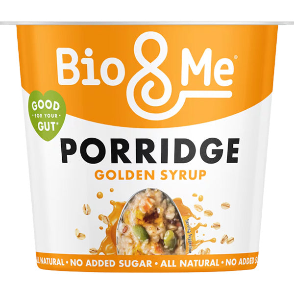 BIO & ME NAS GOLDEN SYRUP PORRIDGE POT (65g) x 8