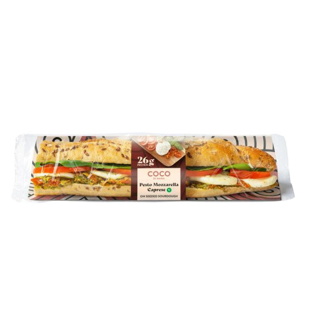 CAPRESE SALAD HALF MULTISEED BAGUETTE