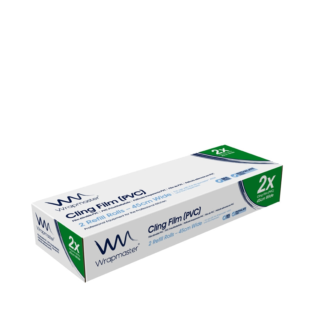 WRAPMASTER REFILL PVC CLING FILM (45cm X 500m)