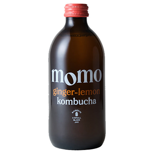 MOMO GINGER-LEMON KOMBUCHA (330ML) x 12
