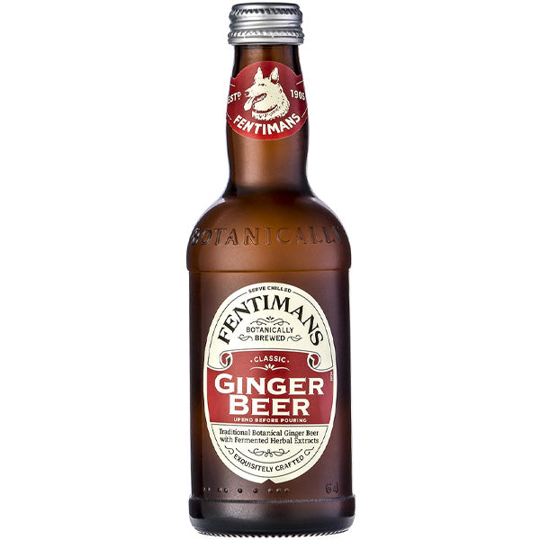 FENTIMANS - GINGER BEER (275ml) x 12 GLASS