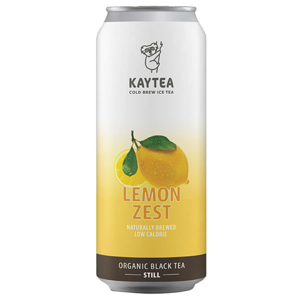KAYTEA COLD BREW BLACK TEA LEMON ZEST CAN (330ML) X 12