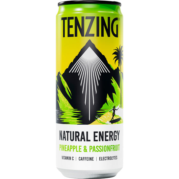 TENZING NATURAL ENERGY PINEAPPLE & PASSIONFRUIT (250ML) X 12