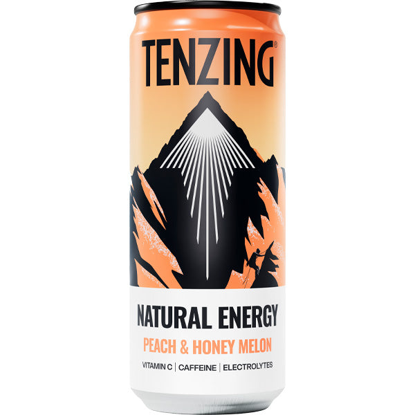 TENZING NATURAL ENERGY PEACH & HONEY MELON 250MLX12