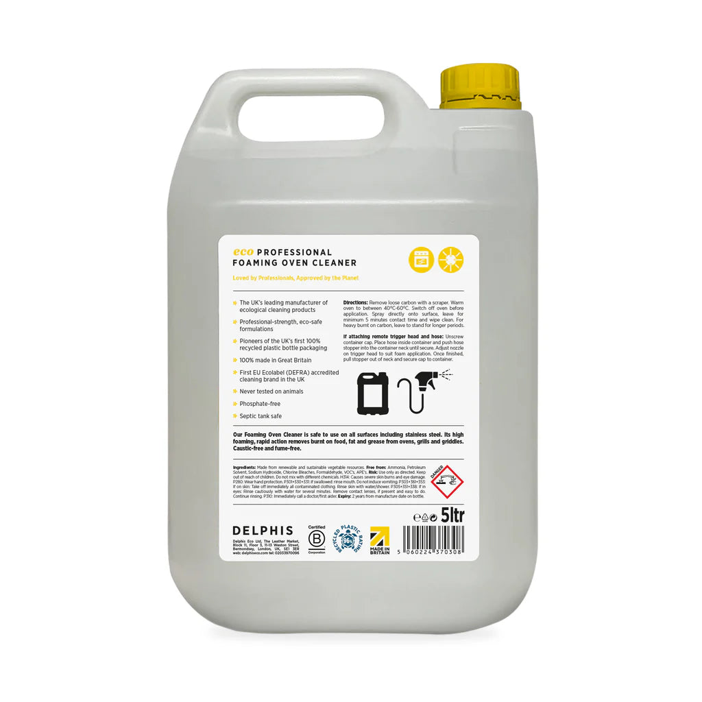 DELPHIS ECO FOAMING OVEN CLEANER READY TO USE (5LTR)