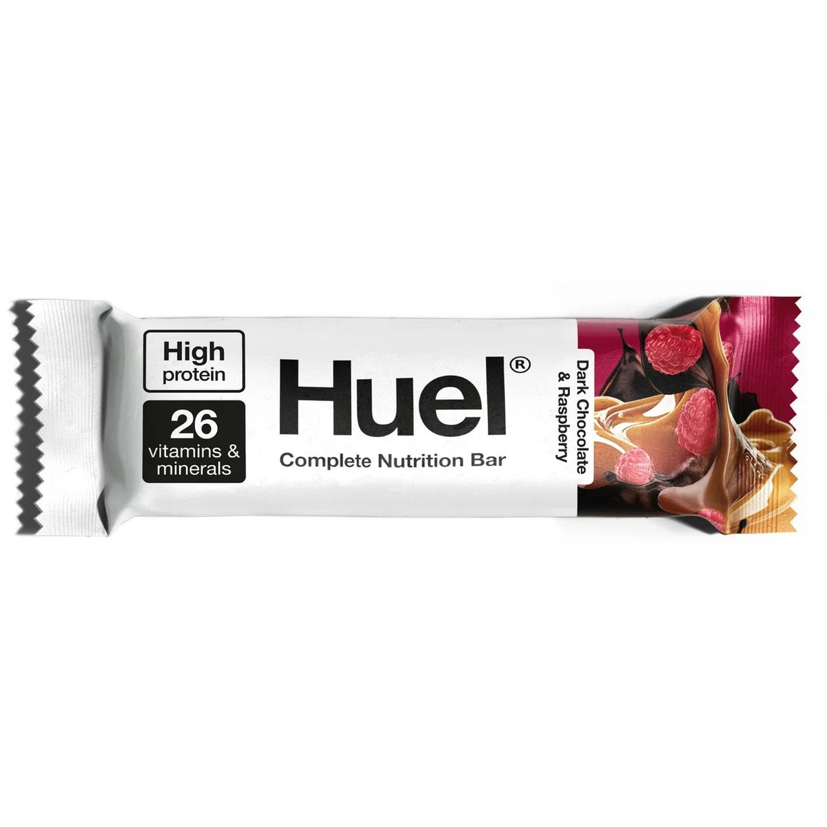 HUEL COMPLETE NUTRITION BAR DARK CHOC&RASPBERRY (55gr) x 12