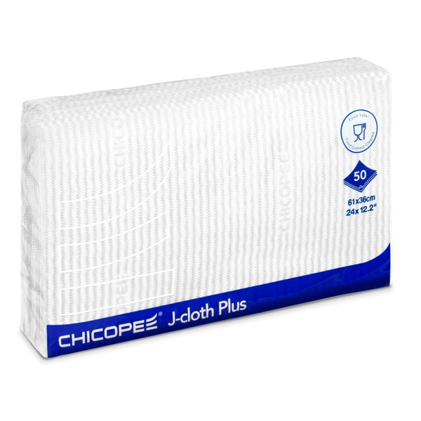 CHICOPEE J-CLOTH LAVETTE WHITE x 50