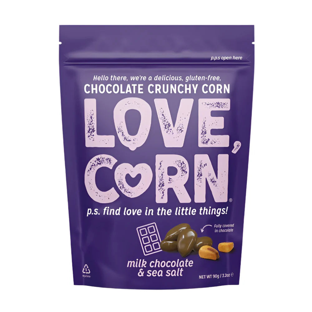 LOVE CORN MILK CHOCOLATE & SEA SALT (35g) x 10