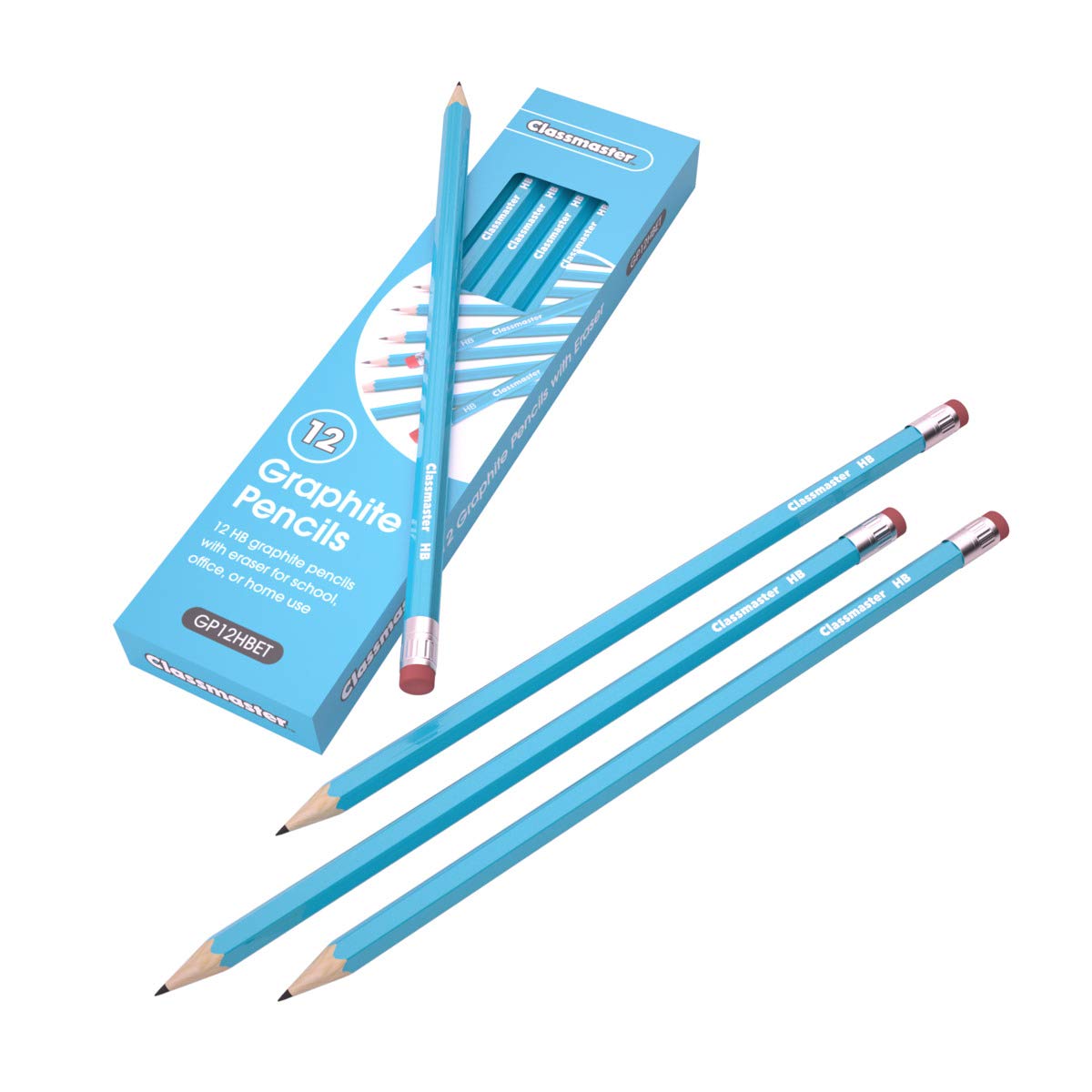 CLASSMASTER HB PENCIL ERASER TIP (PACK OF 144) GP144HBET