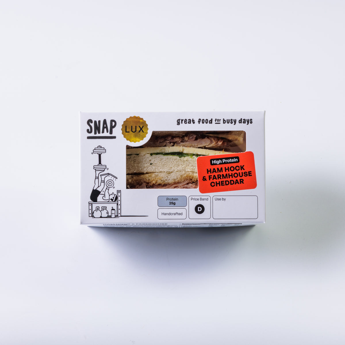 HAM HOCK & MATURE CHEDDAR SANDWICH
