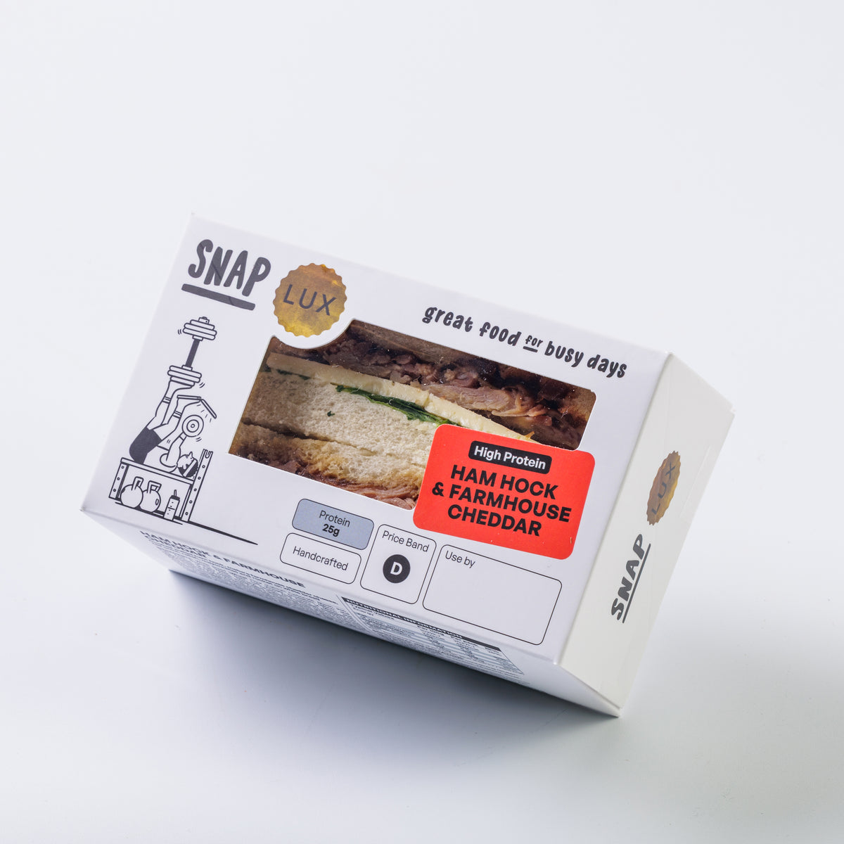 HAM HOCK & MATURE CHEDDAR SANDWICH