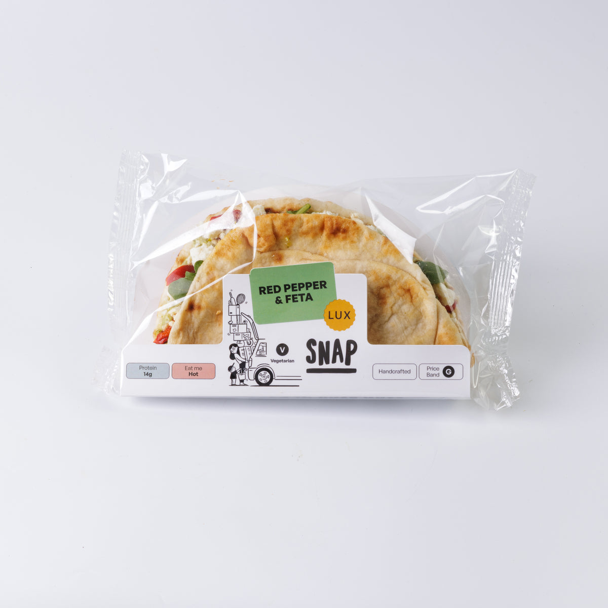 RED PEPPER CAPONATA & FETA FLATBREAD