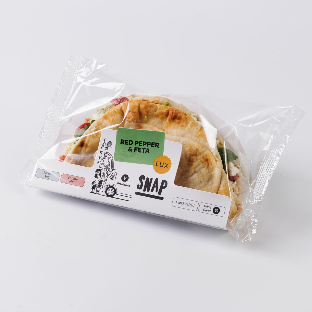 RED PEPPER CAPONATA & FETA FLATBREAD
