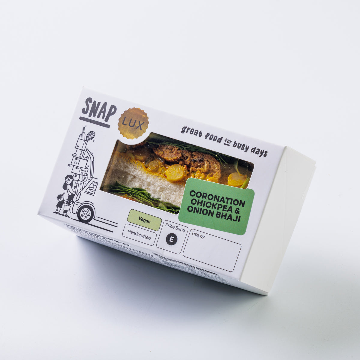 CORONATION CHICKPEA & ONION BHAJI SANDWICH