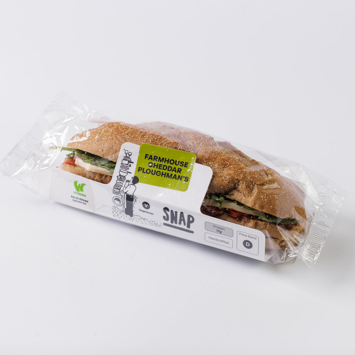 CHEDDAR PLOUGHMAN'S WILDFARMED ROLL