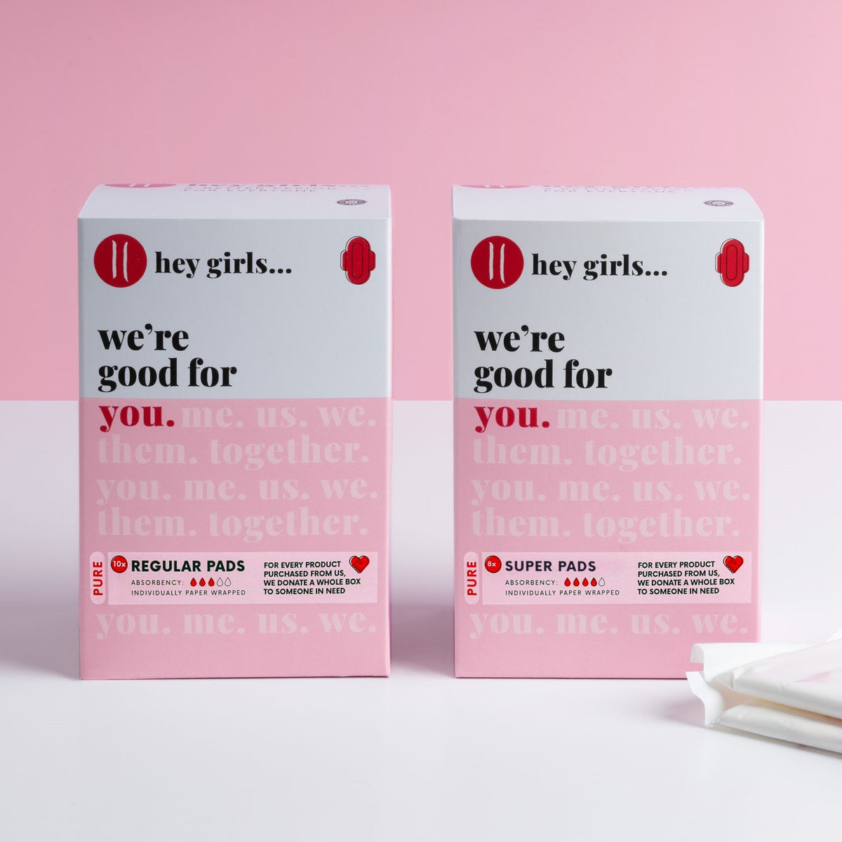 HEY GIRLS REGULAR PADS (Pack Of 10)
