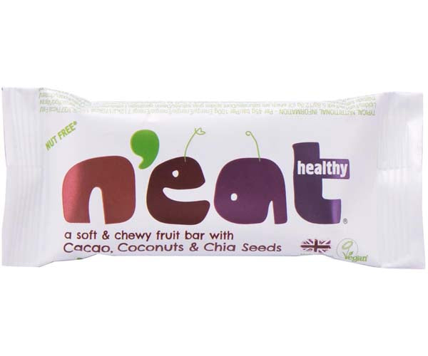 N'EAT HEALTHY - CACAO, COCONUTS & CHIA SEEDS - 45G X 16