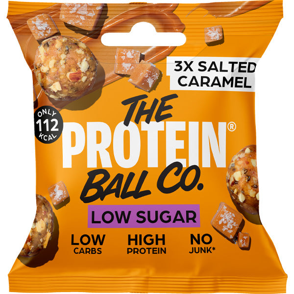 THE PROTEIN BALL CO LOW SUGAR SALTED CARAMEL - 20X25G
