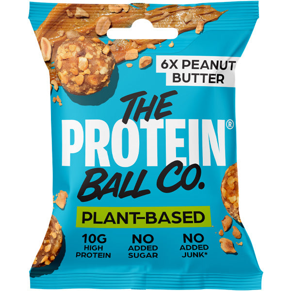 THE PROTEIN BALL CO. PEANUT BUTTER PLANT PROTEIN BALLS (45g) x 10