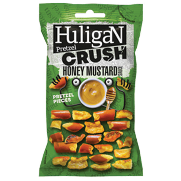 HULIGAN PRETZEL CRUSH - HONEY MUSTARD (65g) x 18