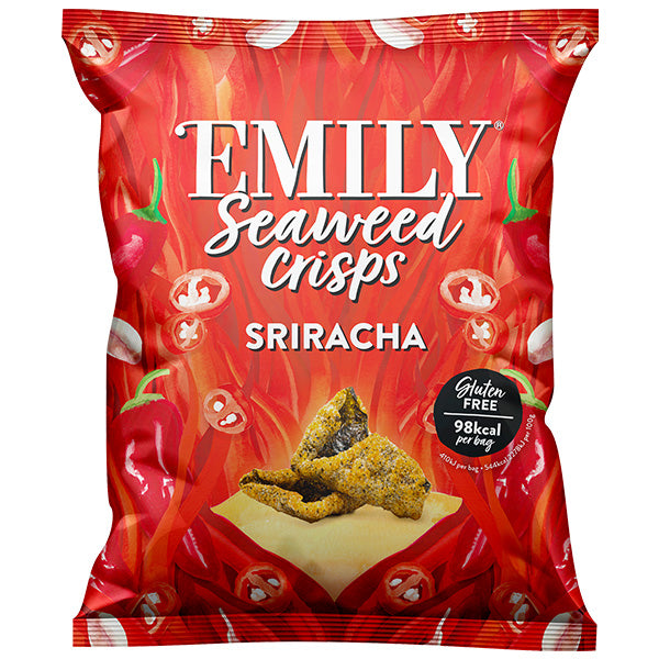 EMILY - SEAWEED CRISPS - SRIRACHA (18g) x 12