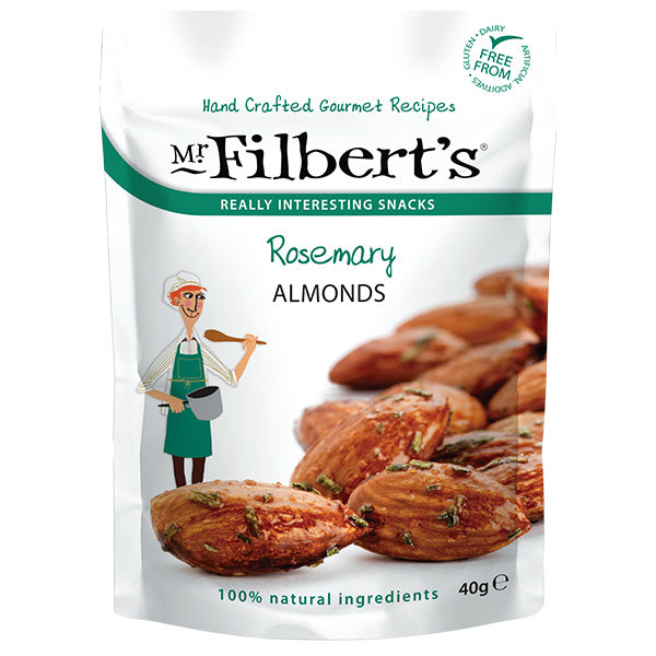 MR FILBERTS ROSEMARY ALMONDS (40g) x 20