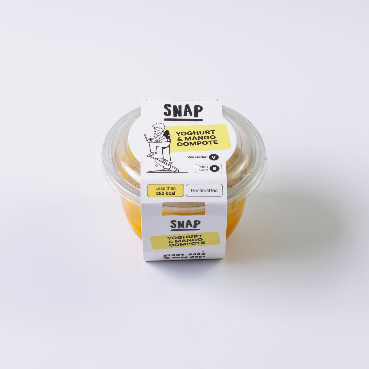 YOGHURT & MANGO COMPOTE SNACK POT (4 Pack)