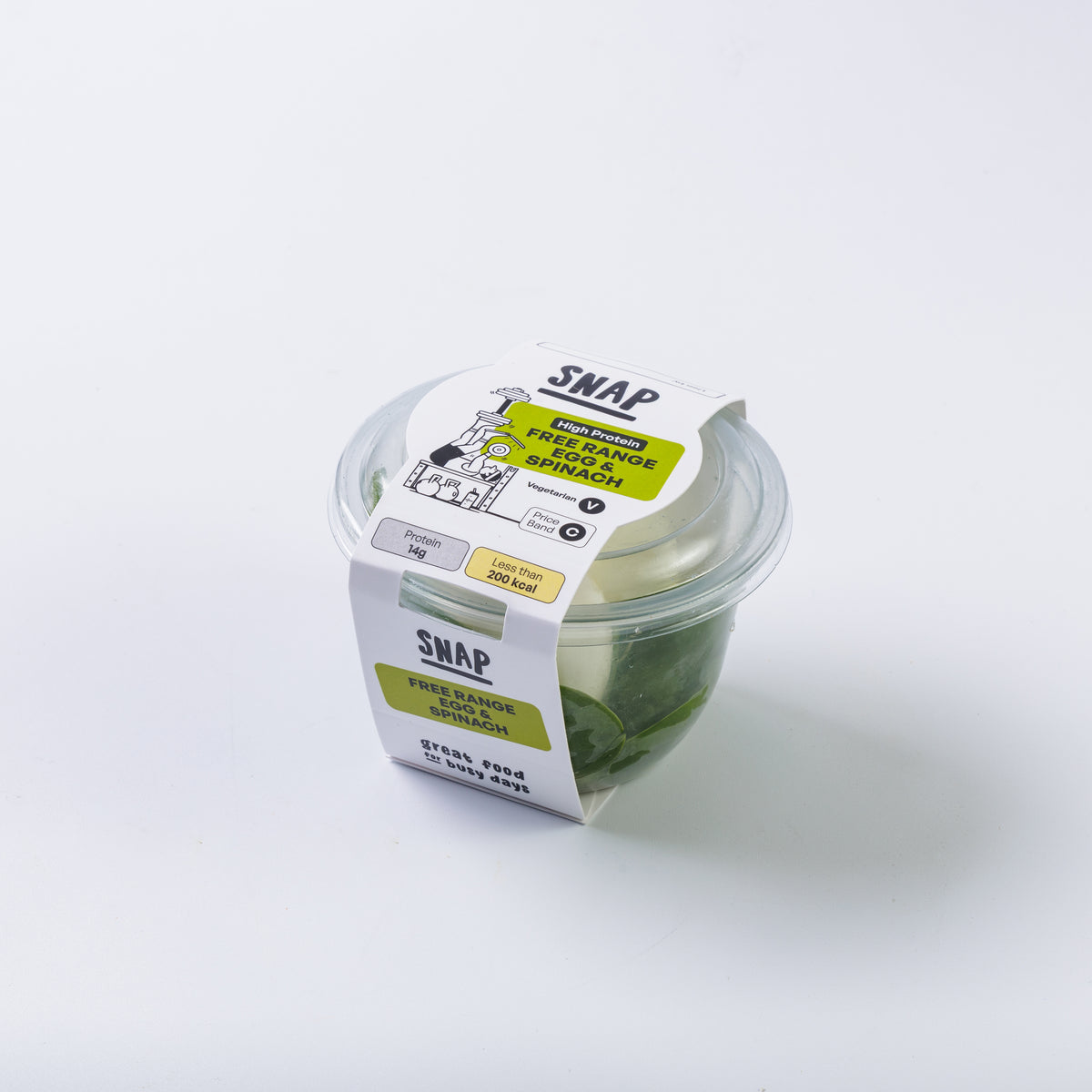 FREE RANGE EGG & SPINACH SNACK POT (4 Pack)