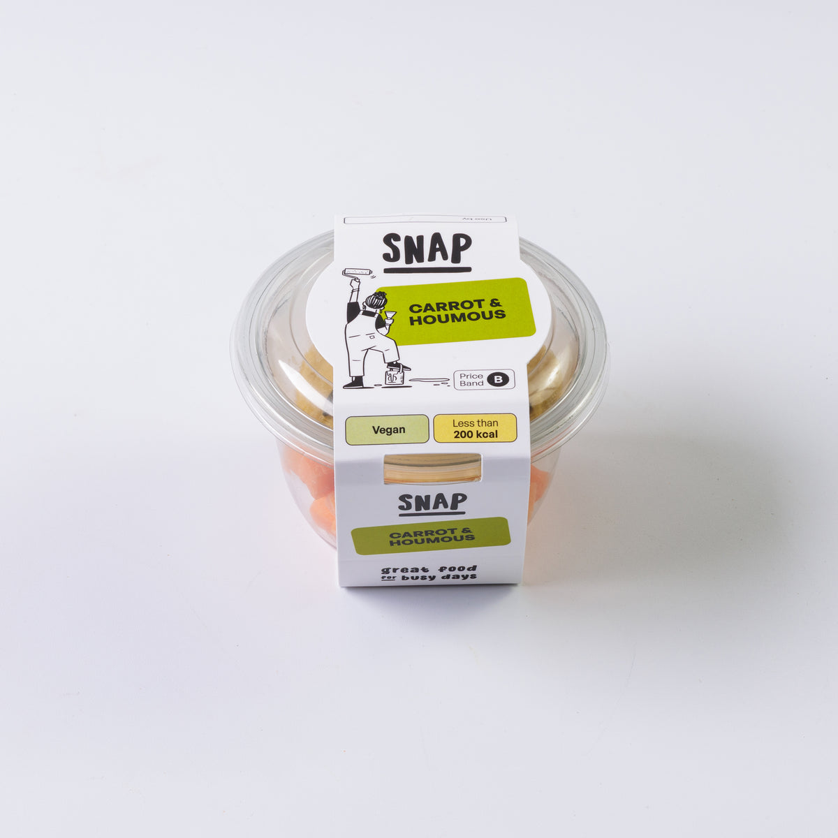 CARROT & HOUMOUS SNACK POT (4 Pack)
