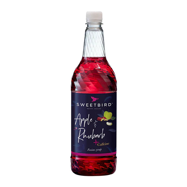 Sweetbird Fusions + Apple and Rhubarb Caffeine Syrup (1 litre)