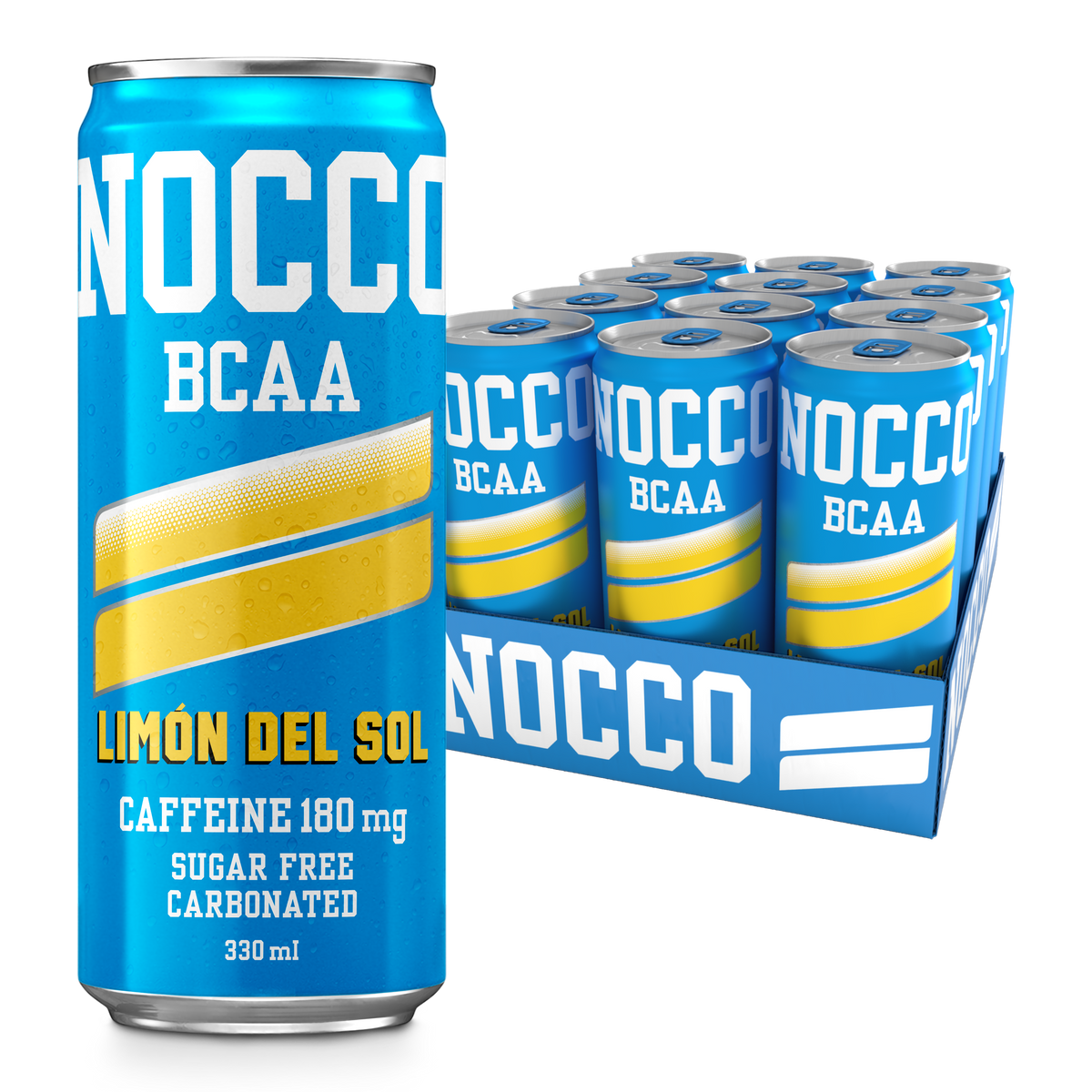 NOCCO BCAA ENERGY DRINK-LIMON DEL SOL 12X330ML