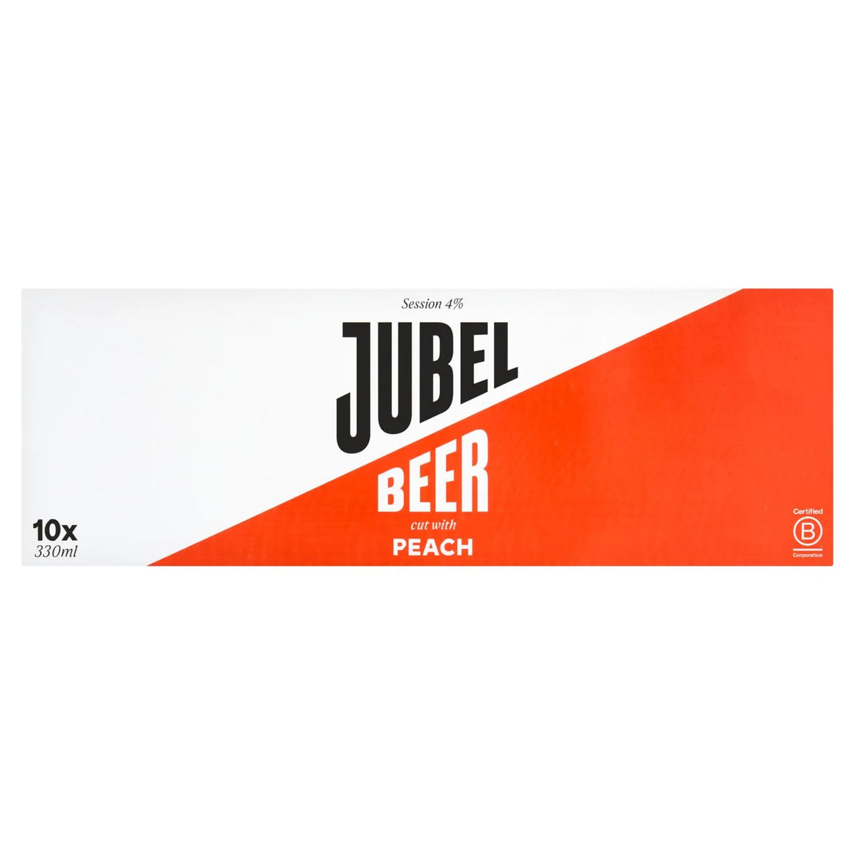 JUBEL BEER CUT WITH PEACH CANS (330ml) x 10