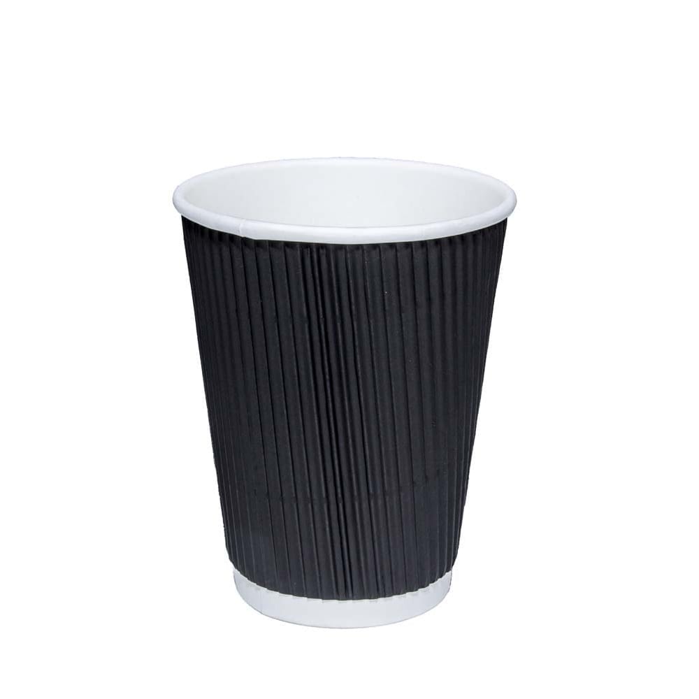 Ripple Black 8oz Cups (500 cups)