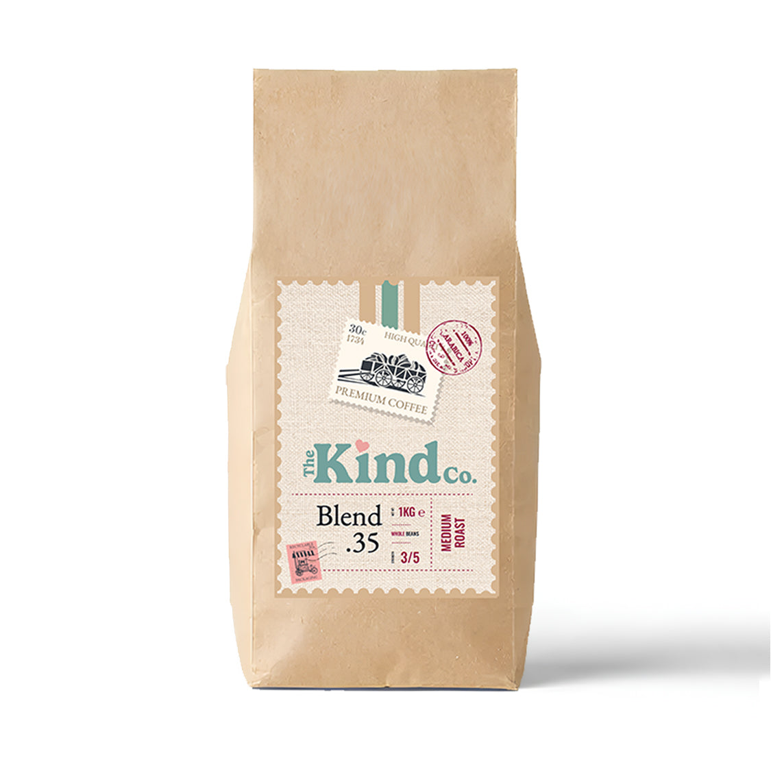 The Kind Co Coffee Blend No.35 100% Arabica Beans (1kg) x 6