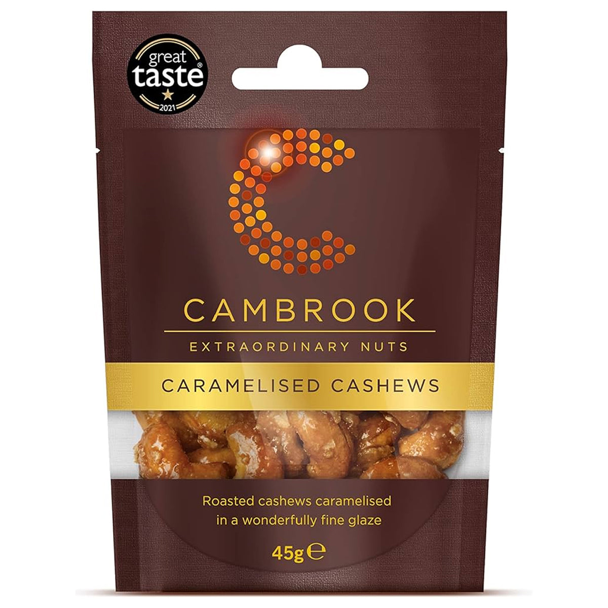 CAMBROOK CARAMELISED CASHEW NUTS (45g) x 24