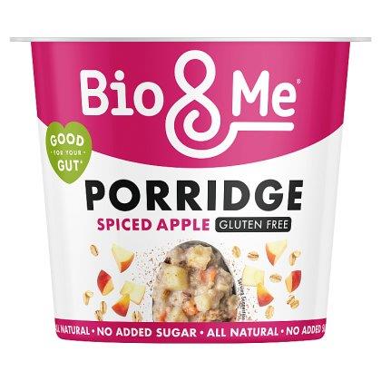 BIO & ME NAS SPICED APPLE GLUTEN FREE PORRDIGE POT (58g) x 8